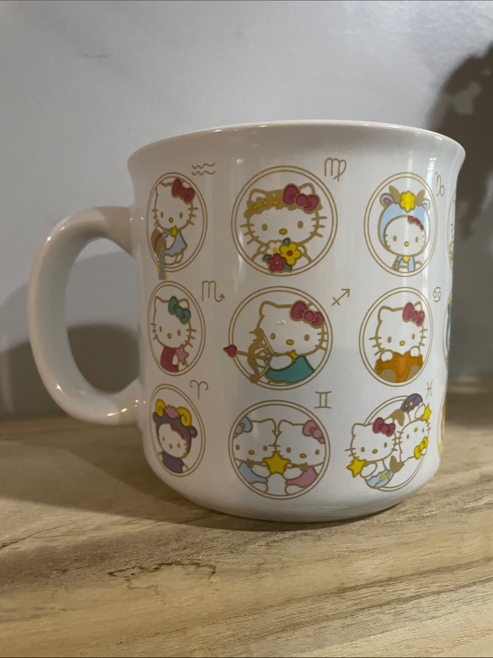 Hello Kitty Zodiac Mug 20 oz Ceramic Horoscope Astrology Celestial Design